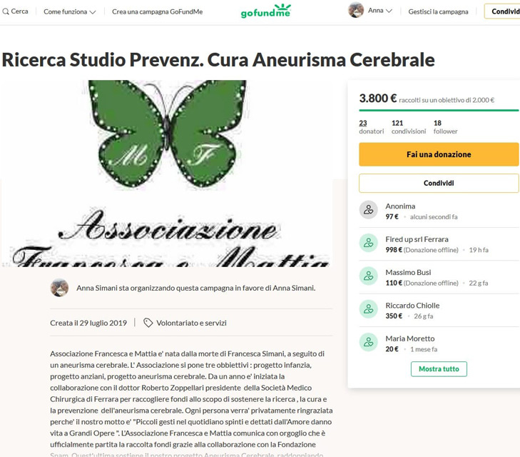 ringraziamenti-gofoundme-raccolta-fondi-per-progetto-aneurisma-francesca-mattia-associazione-ferrara